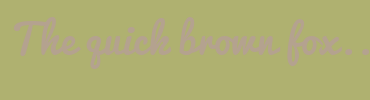 Image with Font Color B4A28F and Background Color AFB170